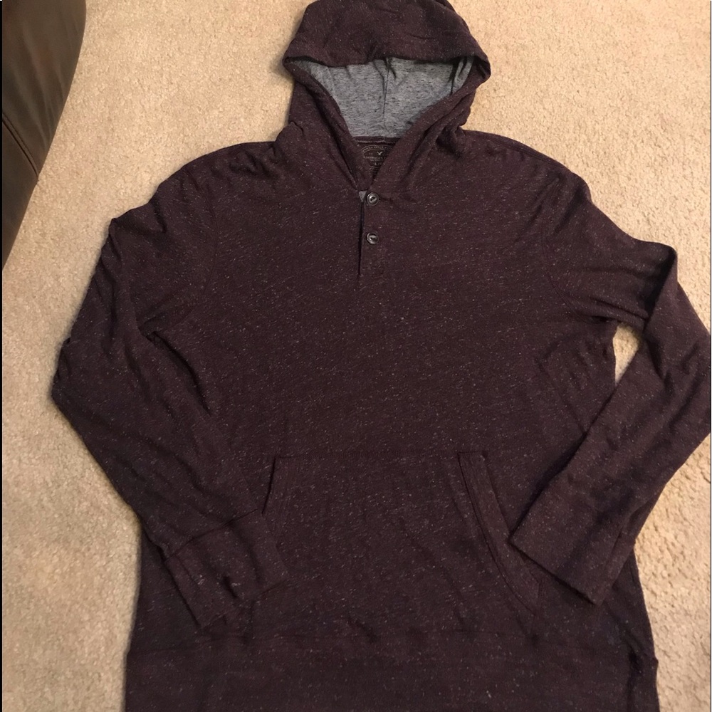 American Eagle hooded shirt